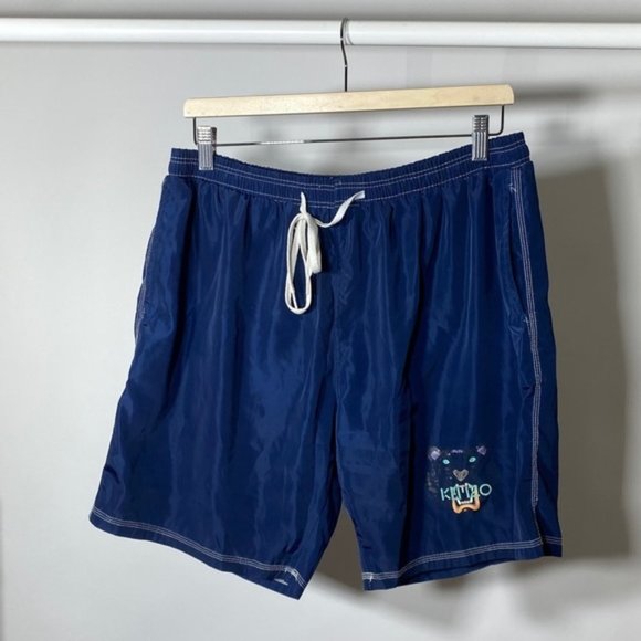 KENZO Navy swim shorts - Picture 6 of 7